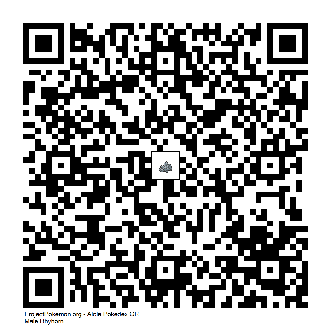 Cdigo QR de Rhyhorn